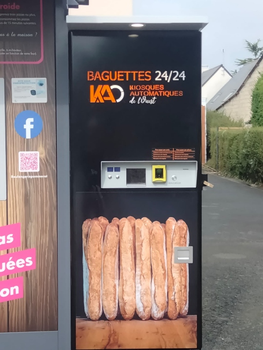 Distributeurs de baguettes à Niort